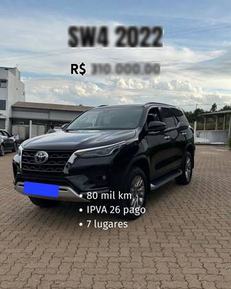 TOYOTA HILUX SW4 2.8 D-4D TURBO DIESEL SRX 7L 4X4 AUTOMÁTICO